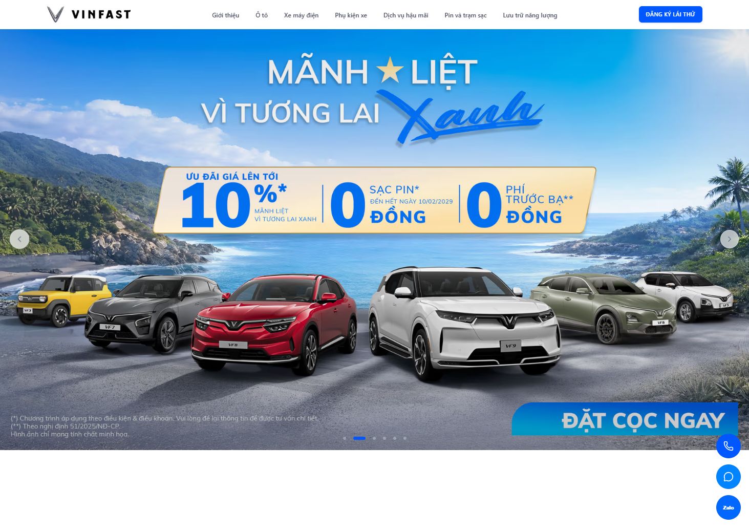 VinFast Ngọc Anh project screenshot