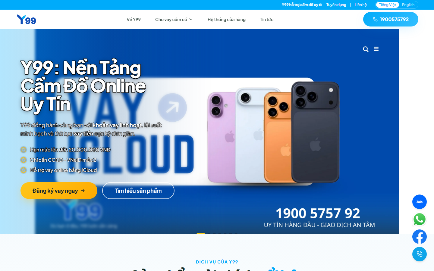 Y99 Finance project screenshot